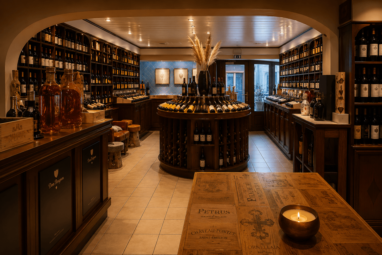 La cave Le Goût du Vin à Saint-Barthélemy
